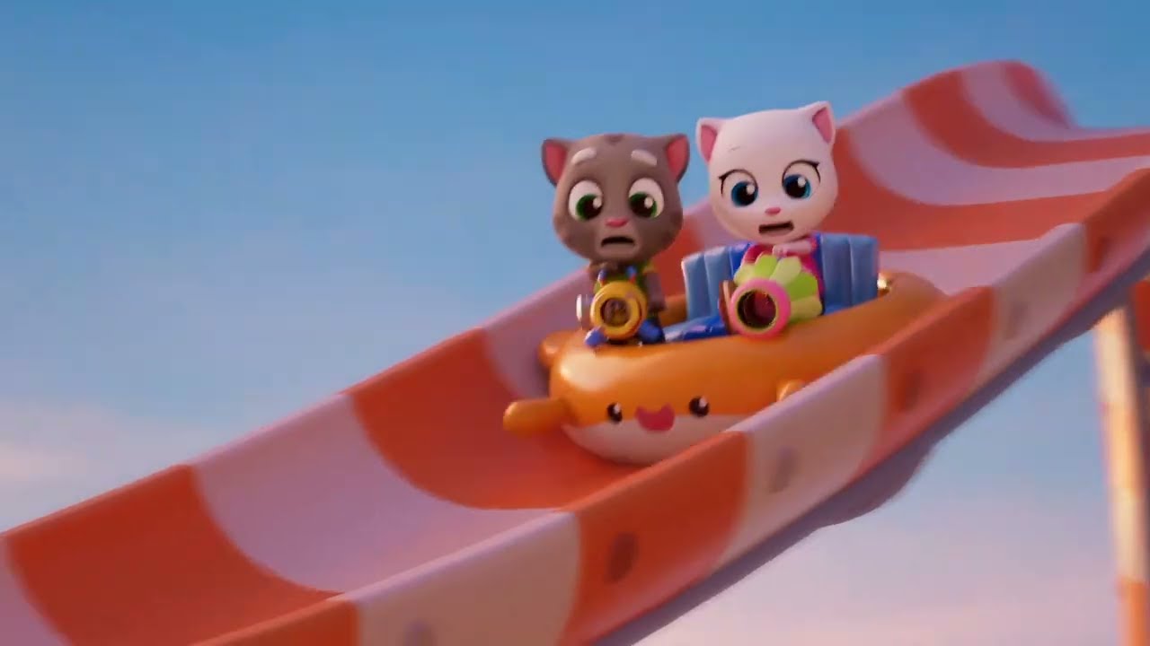 Talking tom blast park new game trailer for Apple arcade!