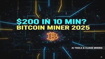 ⚡ Bitcoin Mining 2025 | AI Tools, Cloud Mining & Beginner’s Guide