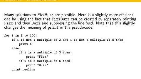 03-06 - Fizz Buzz Alternative Solution