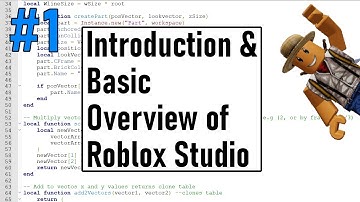 Beginner Roblox Scripting Tutorial #1 - Introduction & Overview of Roblox Studio