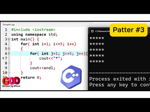 Star pattern - 2 | Print Square Pattern Program In C++