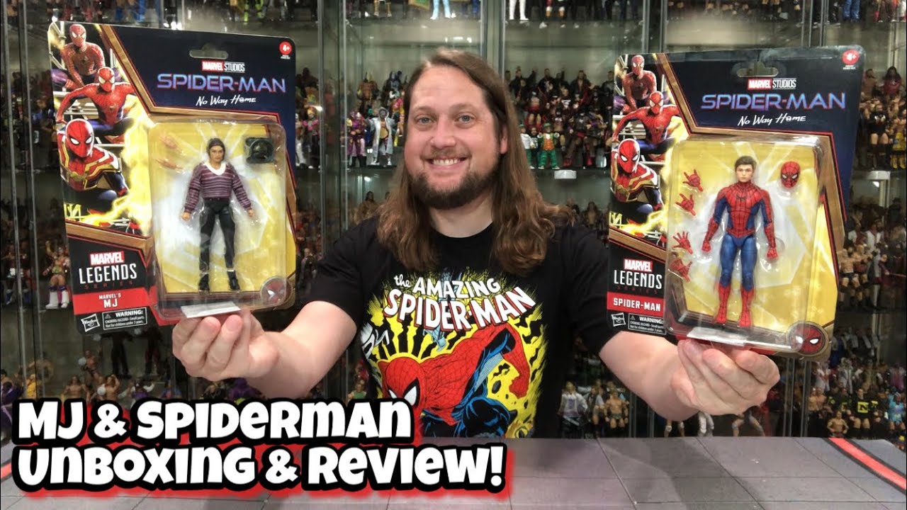 MJ & Spiderman No Way Home Marvel Legends Unboxing & Review! - YouTube