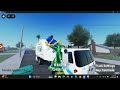 ESD ACX Heil CNG CP Rapid Rail flying through extremely heavy Recycle ♻️(Part 3/4) (815-436)