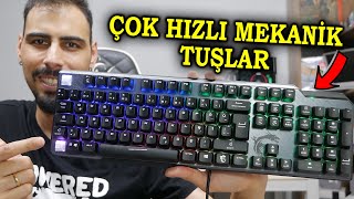 ÇOK HIZLI Yeni Mekanik Klavye! Kailh Box White Tuşlu MSI Vigor GK50 Elite (Saniyede 8 Hamle)