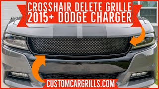 Dodge Charger 2015  2020 Mesh Grill Installation HowTo by customcargrills.com