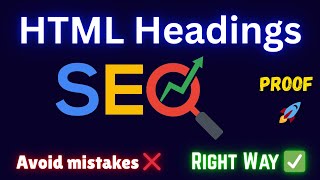 HTML Headings Explained 👍| How to Read a Google Website | SEO & Accessibility Full Guide