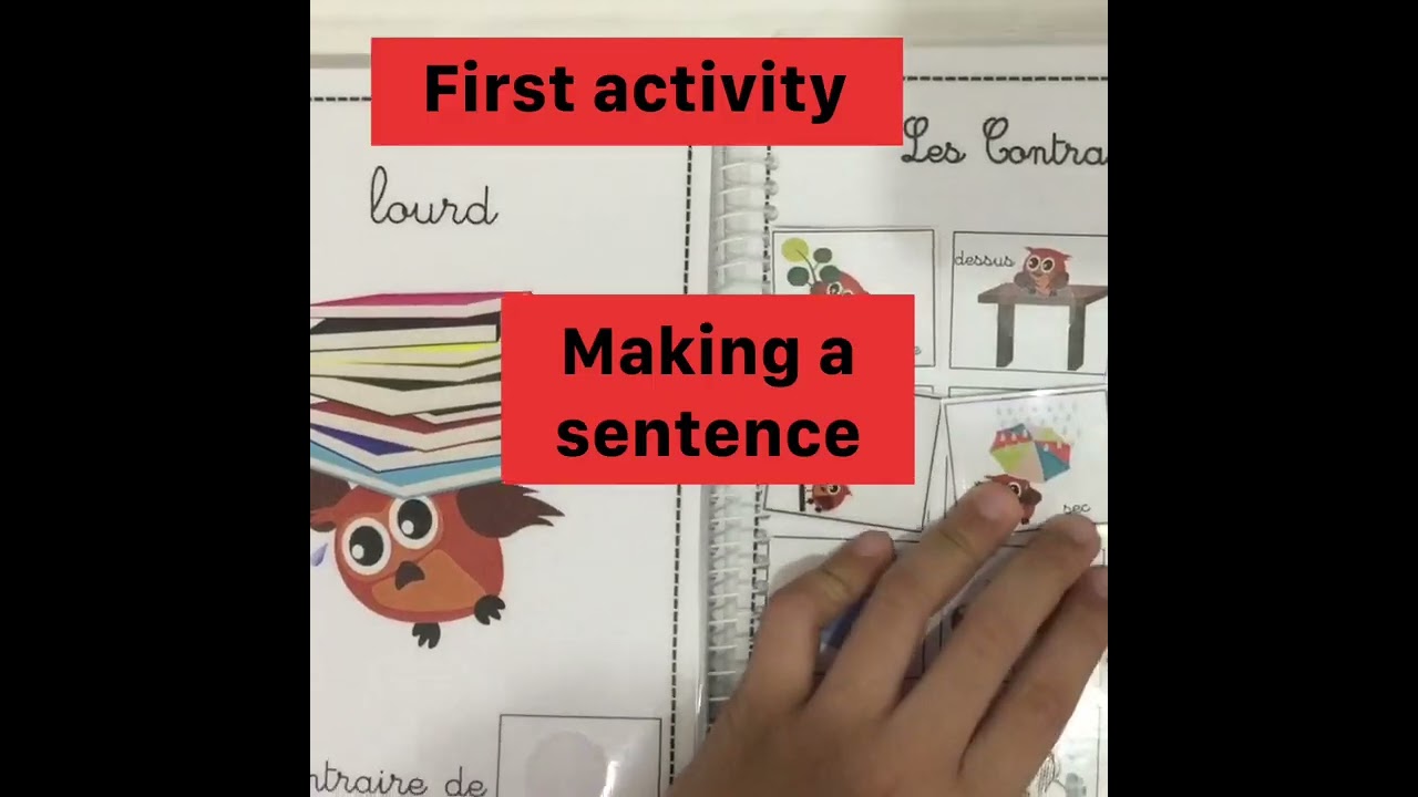 Les contraires livre interactif 4-7 ans carokits