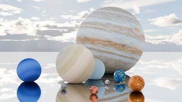 Baunching planet | Solar System 3D Size Comparison | 3D Animation!