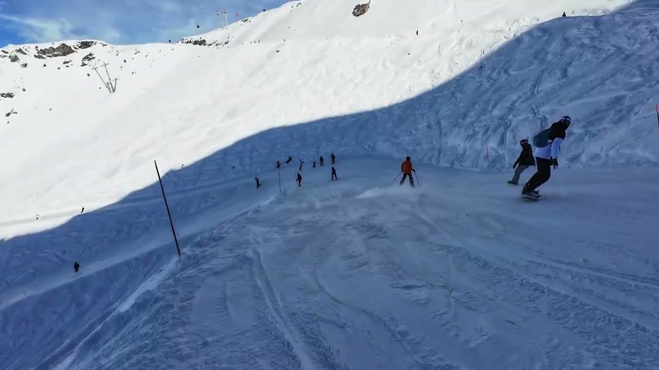 1-2-26: La Plagne - Glacier de Bellecote - Live 3000 - Combe