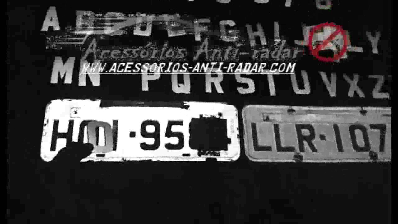 autocollant anti radar pour plaque d'immatriculation, - YouTube
