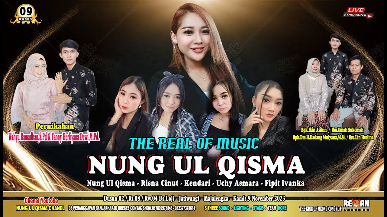 LIVE NUNG UL QISMA DS. LOJI JATIWANGI MAJALENGKA 09 NOV 2023 MALAM