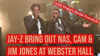 Jay-Z Brings Out Camron, Jim Jones And Nas Live Video At Webster Hall by Smith Fam Media 3,839 views 5 years ago 7 minutes, 15 seconds