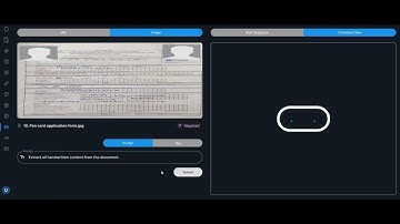 Data extraction from PAN CARD APPLICATION FORM