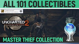 Uncharted 2: Among Thieves Remastered - All Treasure Collectibles & Strange Relic 🏆 - Trophy Guide