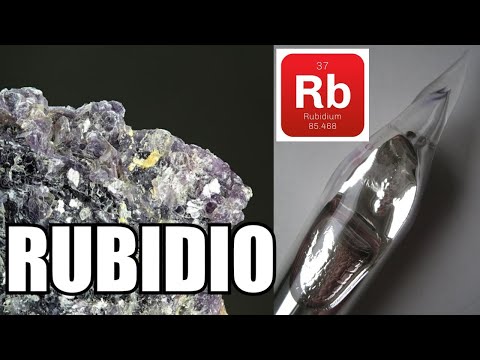 Video: ¿Dónde se encuentra el rubidio en la tabla periódica?