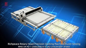 Richpeace Computerized Rotary Head Sewing Machine Special for Duvet Production