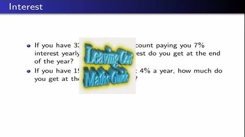 Numbers Strand Leaving Cert Maths Guide: Problem Set 8
