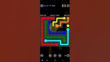 How To Solve Flow Free Bonus Pack Level 19 8x8 Board Medium Walk Through Solution Walkthrough