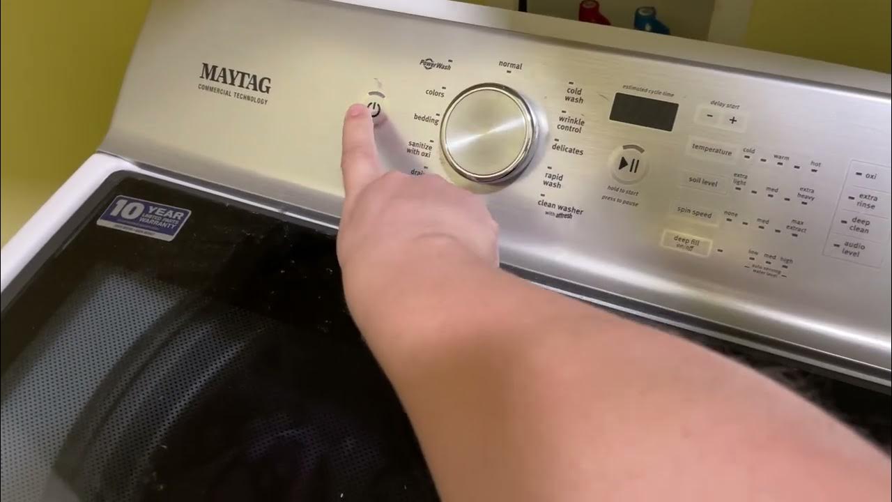 Maytag Bravos XL failed interface buttons don’t work YouTube