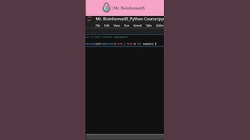 Python Trick for Bioinformatics ⭐ | Computational Biology | Bioinformatics for Beginners