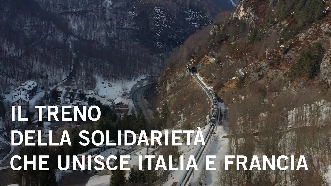 Il treno della solidarietà che unisce Italia e Francia