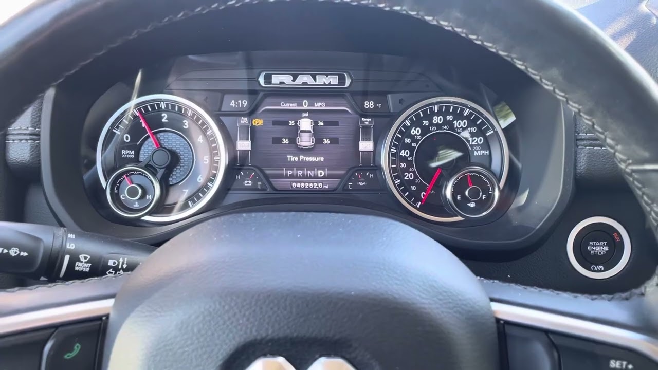 2019 Ram 1500 parking brake not releasing