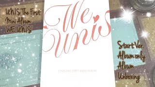 UNIS 1st mini album 'WE UNIS' Start Ver. album only album unboxing | Ayu Arsy