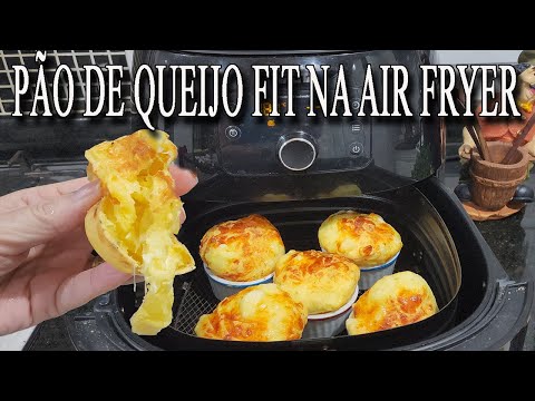 MELHOR PÃO DE QUEIJO FIT NA AIR FRYER