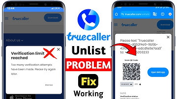 Truecaller number not unlist problem solution | Verification limit reached truecaller problem