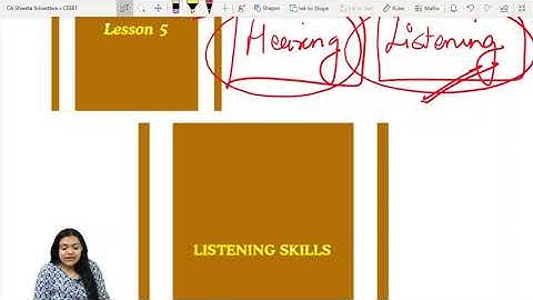 CSEET _ BUSINESS COMMUNICATION _ LISTENING SKILLS _ LECTURE 1