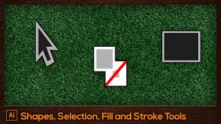 #12 Shapes, Selection, Fill and Stroke Tools | Adobe Illustrator For Beginners Tutorial [FREE]