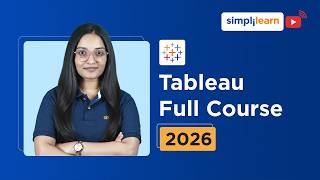 Tableau  Course 2026 free  Tableau Data Visualization Course  Tableau Tutorial  Simplilearn