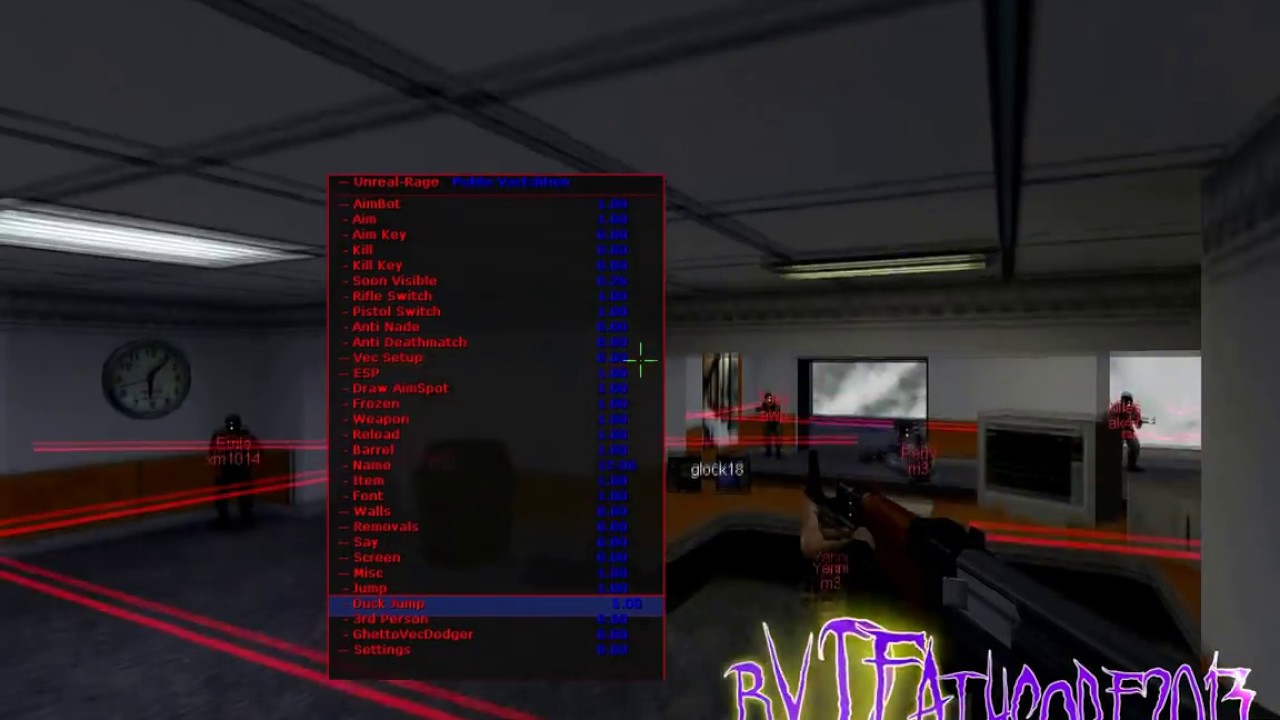 чит CS 1.6 Unreal-Rage Public Hack
