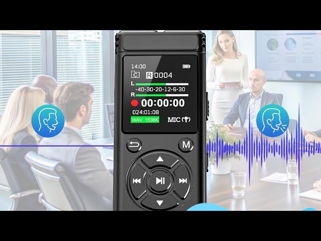 128GB Digital Voice Recorder for Lectures Meetings - EVIDA 9296 Hours Voice Activated Recording Device Audio Recorder with Playback,Password