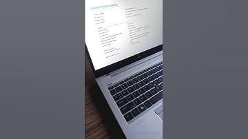Check System Information on HP #hplaptop #laptop #shorts