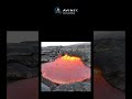 Liquid Fire Freezing In Real-Time 🌋 #abhyonix