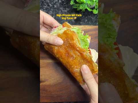 Video thumbnail: High-Protein No Carb Taco | Veg Taco | High Protein Recipes | No Carb | The Protein Playlist- Ep12