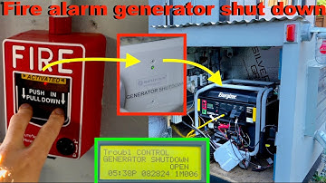 Fire Alarm Generator Emergency Shutdown | Programming & Testing! | Part 2