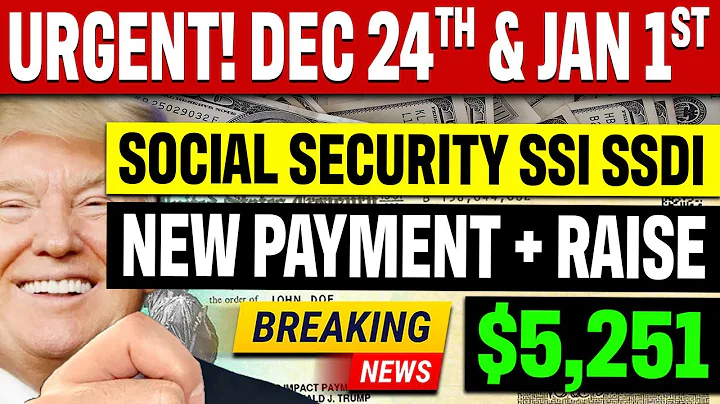 ARRIVING SHORTLY! New Social Security Payment | December 24th and January 1st 2026 | SSI SSDI