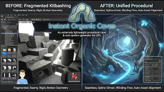 Details Instant Organic Caves: Procedural Cavern & Rock Structure Generation for Unreal (UE5.5 - 5.8, 2026) Update