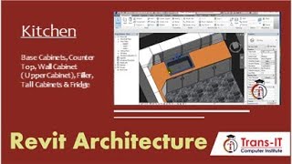 Revit Kitchen Tutorial | Revit Kitchen Counter Top | Revit Kitchen Base Cabinet | Revit Sink