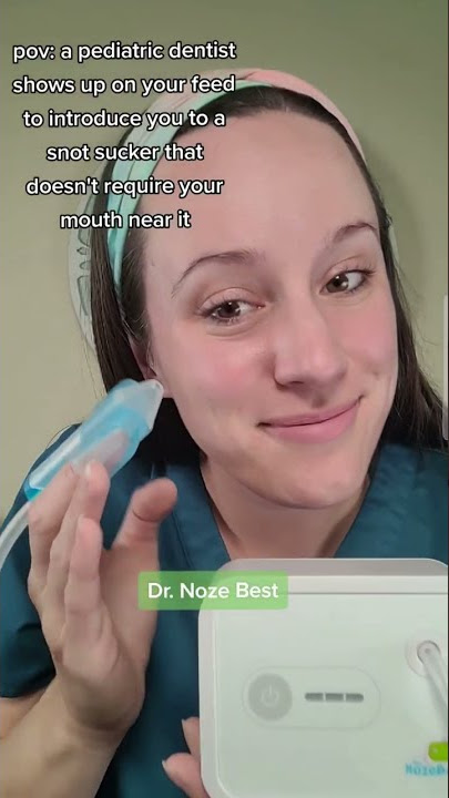 電動嬰兒吸鼻器 | Dr. Noze Best 的 NozeBot | 醫院級吸力 | 吸鼻器 | 對嬰兒和幼兒安全
