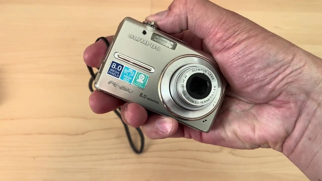 Olympus FE-280 AF 3xoptical zoom auto focus old digital camera 8.0