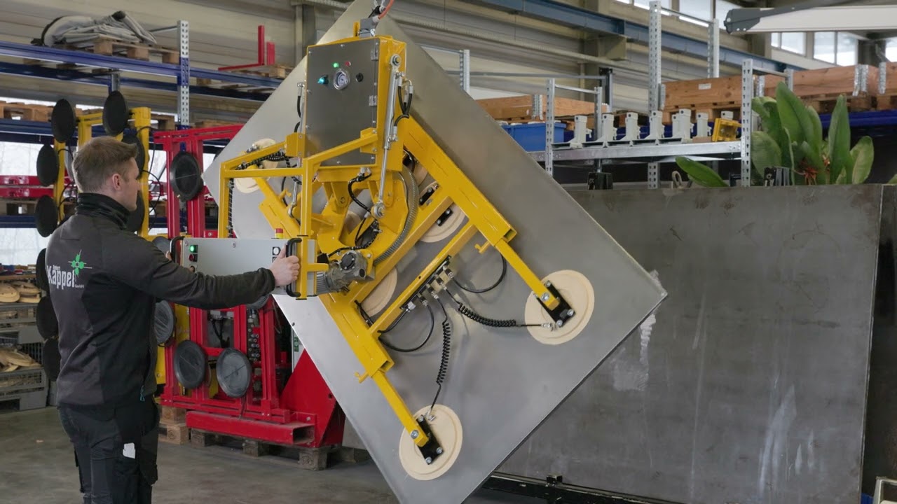 Vakuumlifter MDSEH mit elektrischer Drehfunktion und hydraulischer Schwenkfunktion