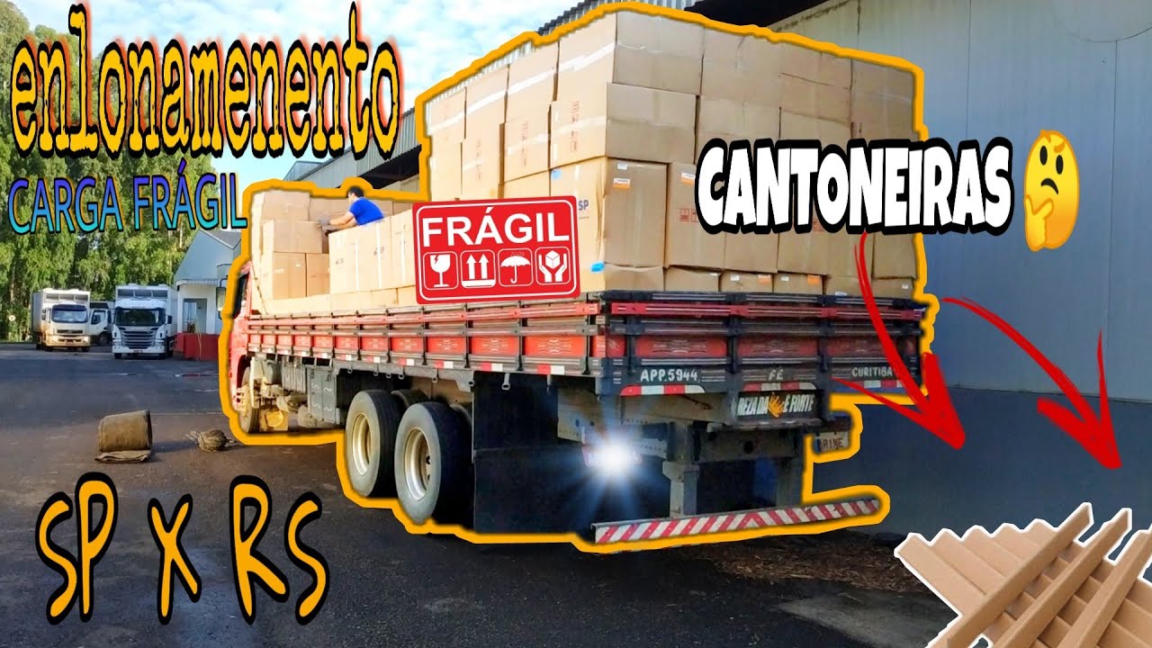 ENLONAMENTO DE CARGA FRÁGIL, MAIS UMA VEZ EU NO RIO GRANDE DO SUL!!!