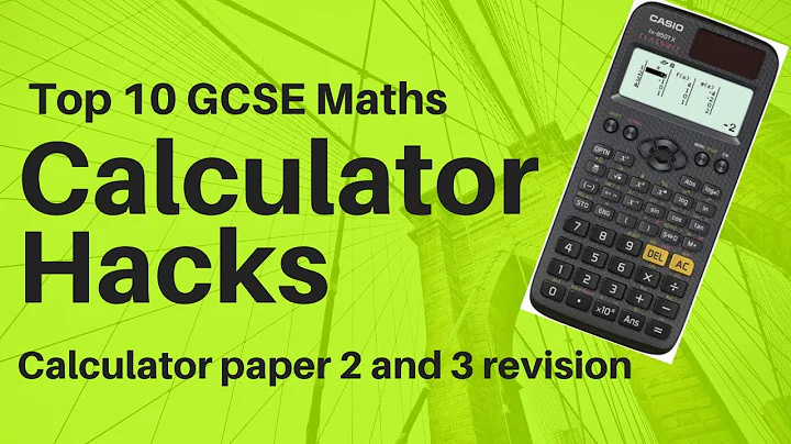 All the calculator tips/hacks you need for GCSE Maths Calculator papers