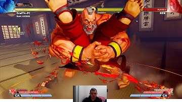 Getting cleaned up by M.Bison Vtrigger 2