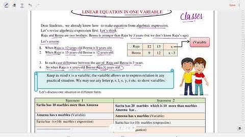 DOE Class 8 Maths Worksheet 5(2/8/21) Topic: Linear Equation in one Variable