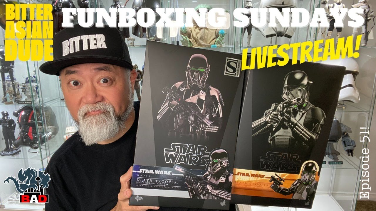 Star Wars Hot Toys! Death Trooper Chrome VS. Regular! FUNBOXING SUNDAYS!