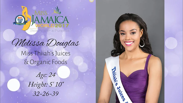 Miss Jamaica World 2017 Contestant #2 Melissa Doug...